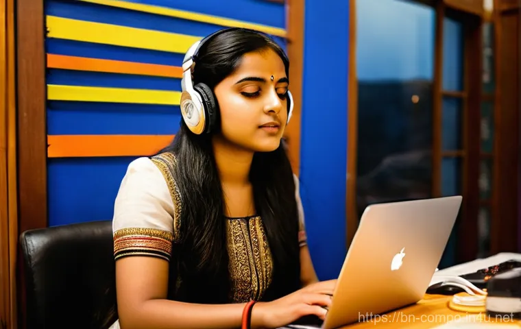 작곡가의 시장 조사 및 트렌드 예측 - **Prompt for "Fusion Music and Audience Connection"**:
    A young Bengali female musician, in her m...